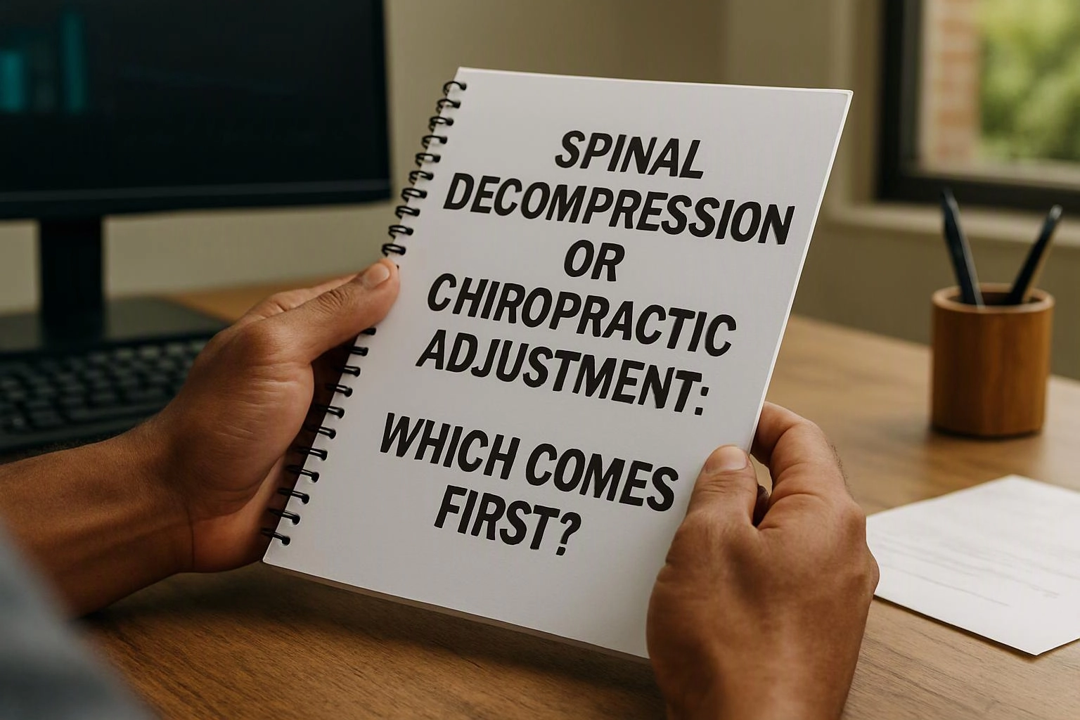 Spinal Decompression or Chiropractic Adjustment: Which Comes First?