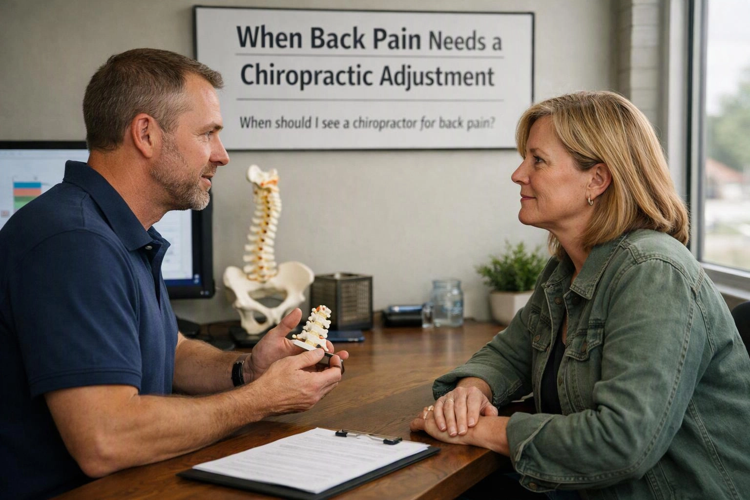 When Back Pain Needs a Chiropractic Adjustment