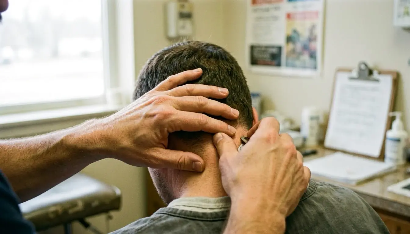 How Grade I whiplash applies to Chiropractor services in Hermitage, United States—practical illustration