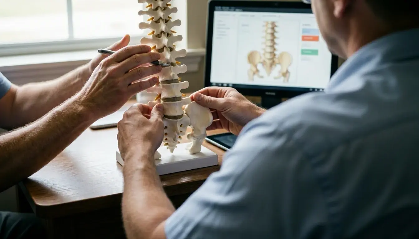How Lumbar spine applies to Chiropractor services in Hermitage, United States—practical illustration