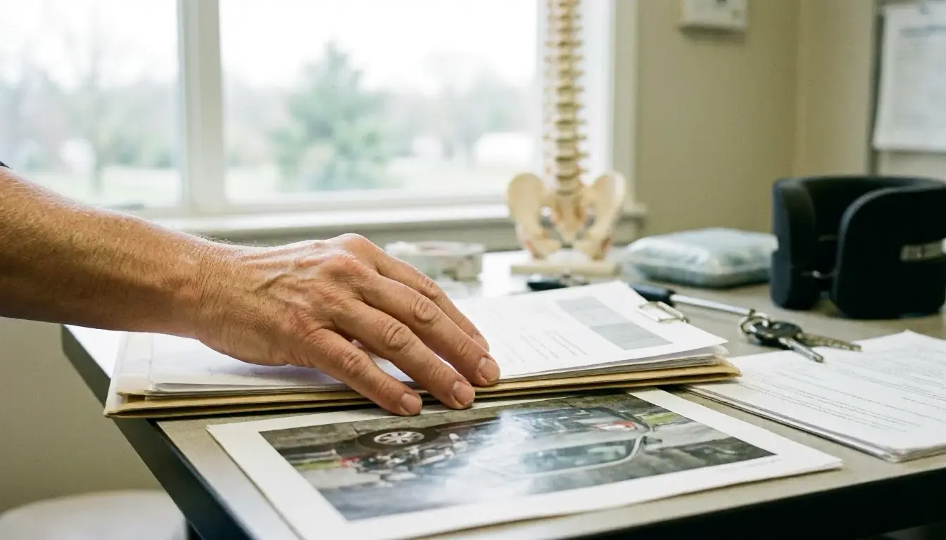 How Motor vehicle accident applies to Chiropractor services in Hermitage, United States—practical illustration