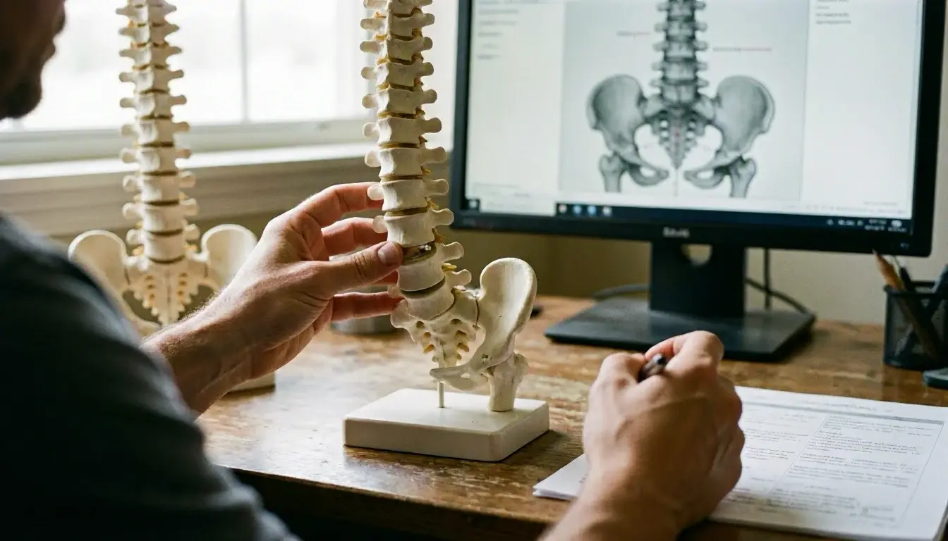 Subluxation in Chiropractor: Subluxation is a partial dislocation of a joint in the spine or—visual guide